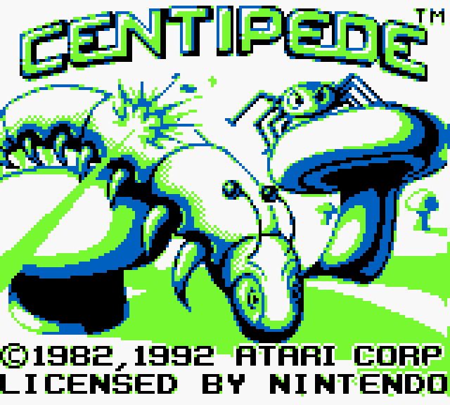 Centipede (Accolade) Title Screen